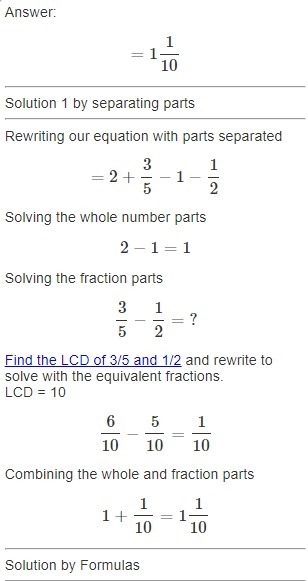 2 3/5 - 1 1/2 HELP PLEASE-example-1