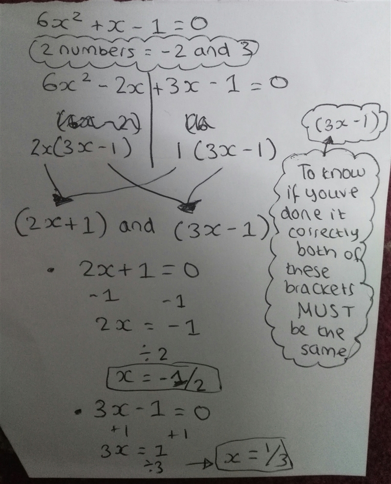 6x^2+x-1=0 can someone explain in a simple way???!?-example-1