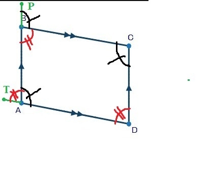 The following is an incomplete paragraph proving that the opposite angles of parallelogram-example-1