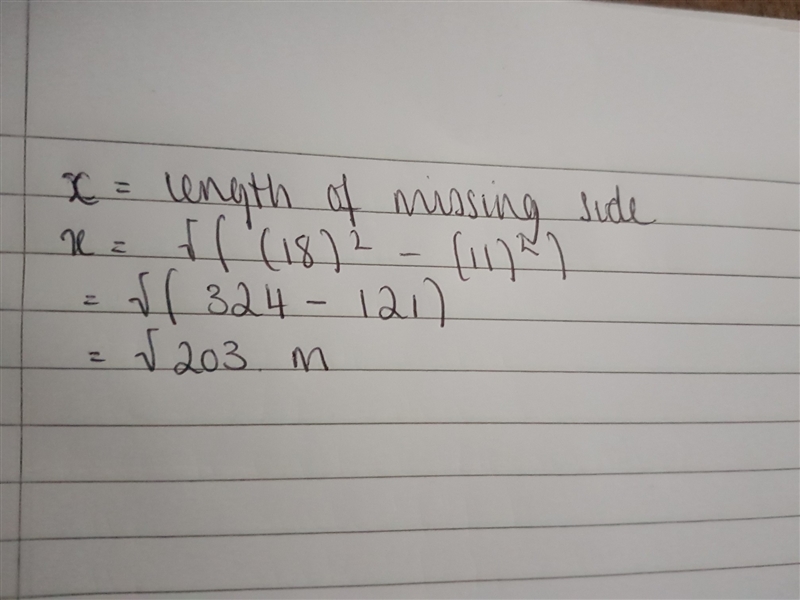 Find the length of the missing side-example-1