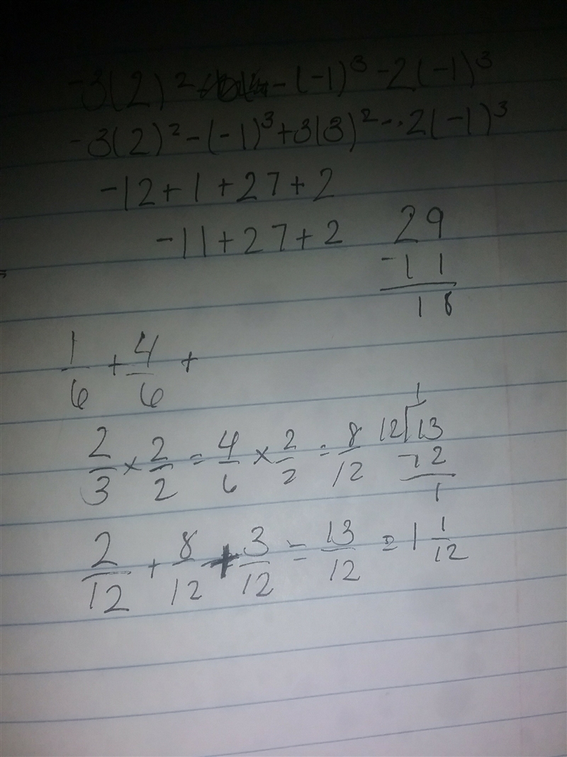 The sum of 1/6,2/3 and 1/4 is-example-1