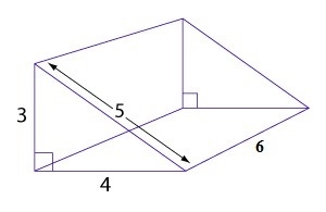 In the figure below, the two triangular faces of the prism are fight triangles with-example-1