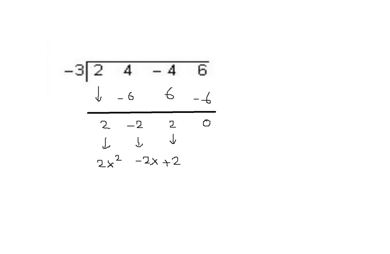 What is the quotient in the polynomial form?-example-1