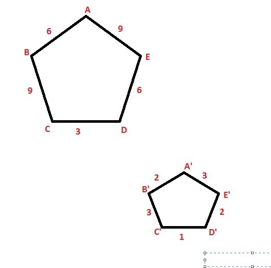 Ms. Hussain told her class that some dilations make figures bigger, some make figures-example-1