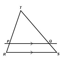 Pq is parallel to rs the length of rp is 6cm the length of pt is 18cm the length of-example-1