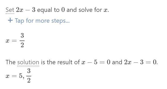 What are the solutions to the equation -2x^2+13x=15?-example-2