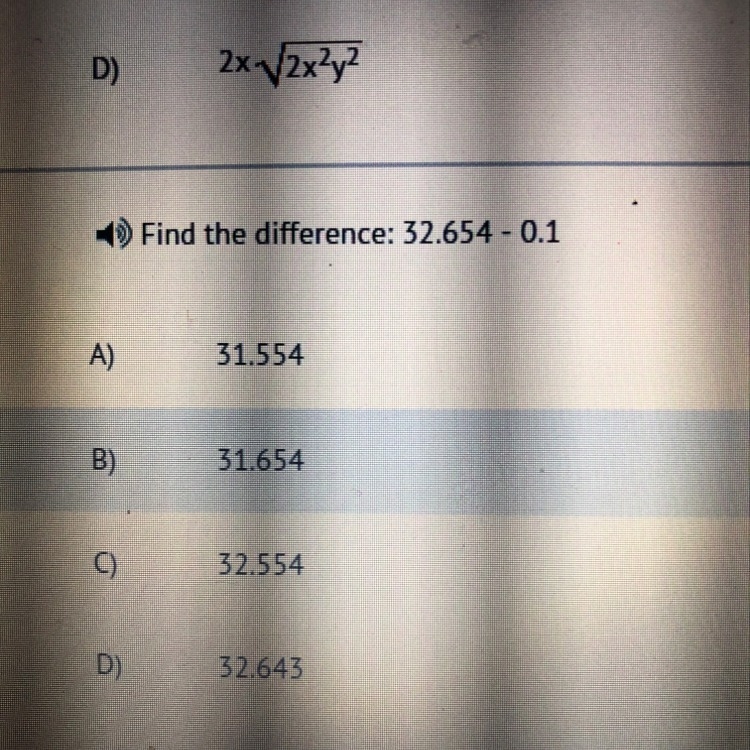 Find the difference 32.654 -0.1-example-1