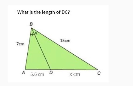 First picture(Q1) What is the length of segment DC? Second picture(Q2)Given that triangle-example-1