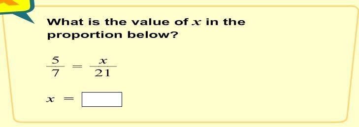 What is the value of X is the proportion below VVVVVVVVV-example-1