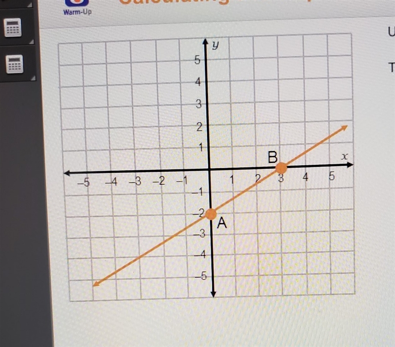 The slope of line AB is 1/3 2/3 3/2 3-example-1