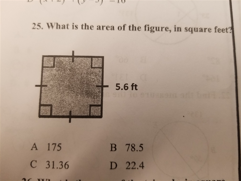 What is the area of the figure, in square feet? please help and answer.-example-1