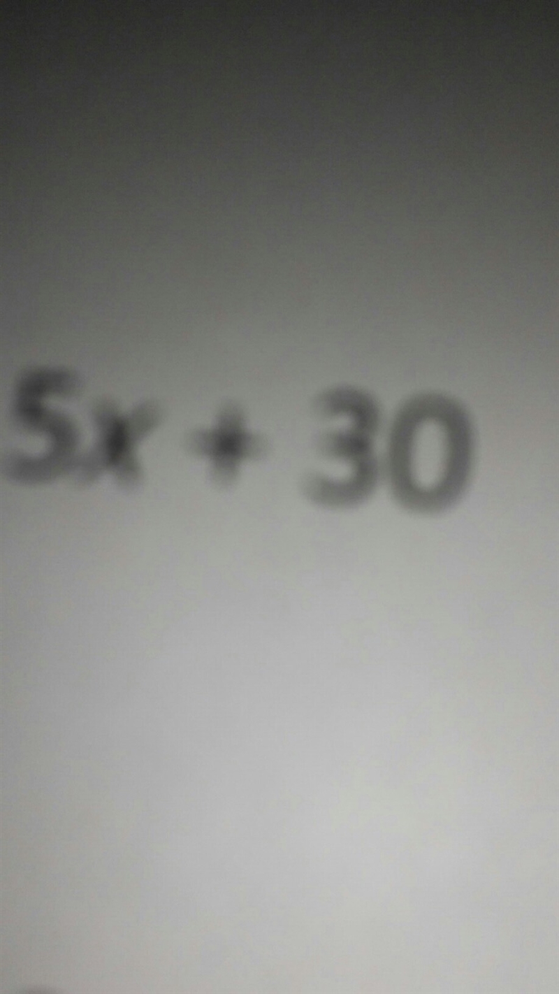 What is the greatest common factor of 5x + 30-example-1