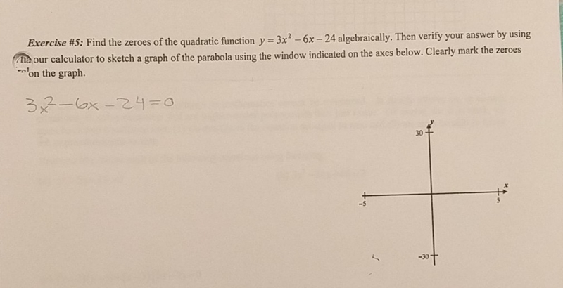 Can somebody help me find the zeroes for this, algebraically?-example-1