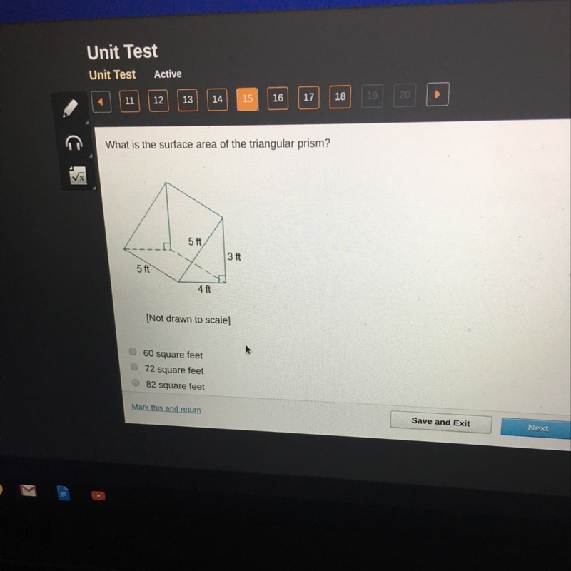 What is the surface area of the triangular prism-example-1