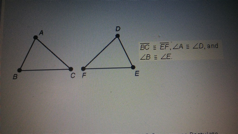 Which of the following statements is true? a. the triangles are congruent by the SAS-example-1