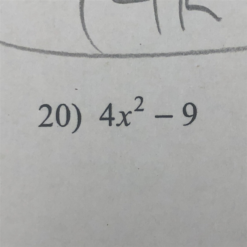 How would I do this problem by factoring?-example-1