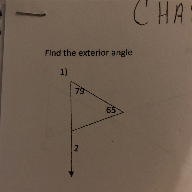 How to find the exterior angle-example-1