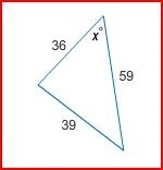 Find x. Round to the nearest degree.-example-1