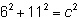 Which equation could be used to find the length of the hypotenuse?-example-2