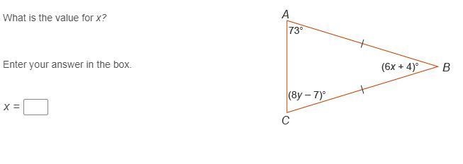 What is the value for x? Enter your answer in the box.-example-1