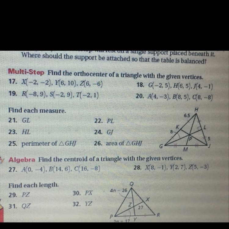 Find the area of triangle GHJ-example-1