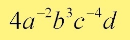 Simplify the expression below by getting rid of the negative exponents: Use / for-example-1