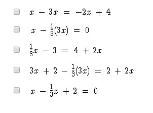 Which equations have infinitely many solutions?-example-1