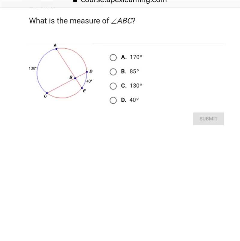 What is the measure of ABC?-example-1