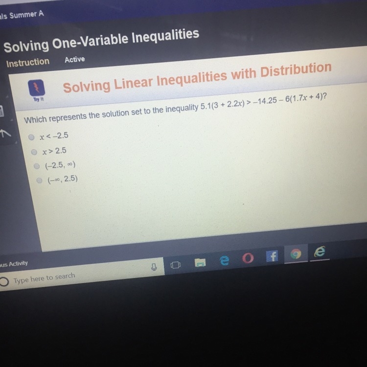 Which represents the solution set to the inequality-example-1