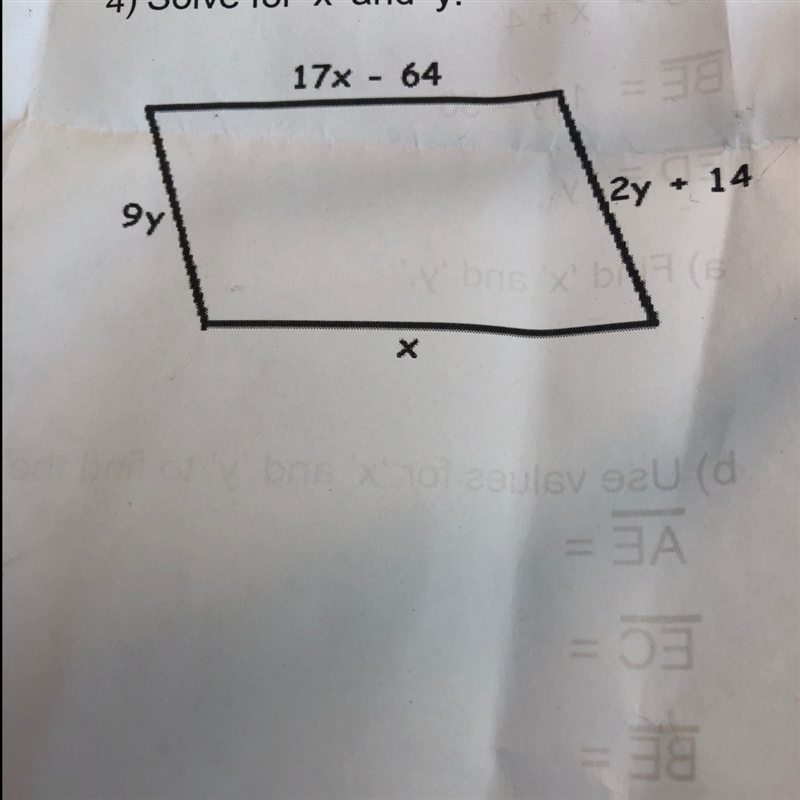 Solve for x and y .-example-1