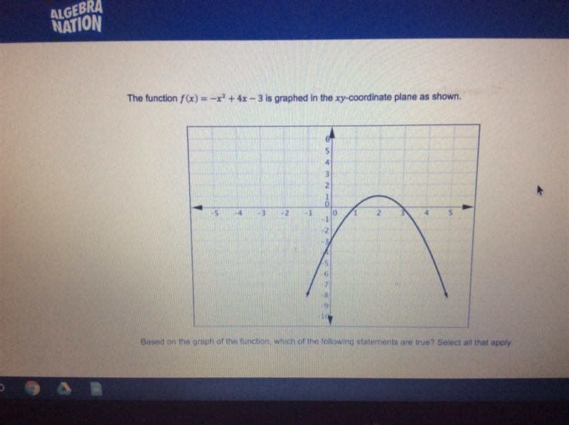 A. F(x) < 0 on the interval x < 0. B. F (x) > 0 on the interval x <0. C-example-1