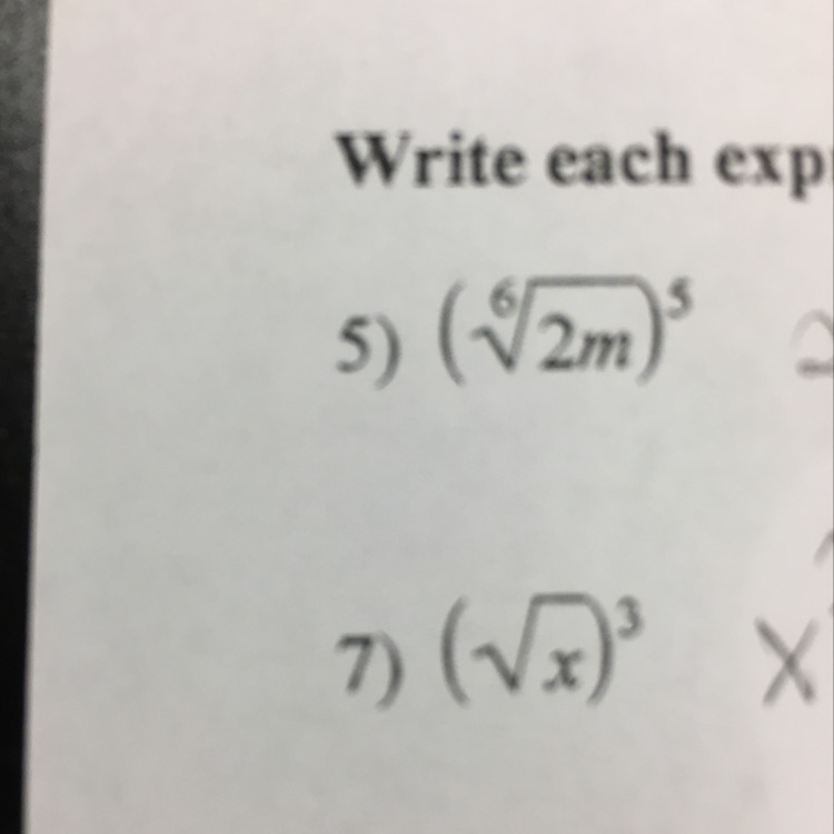 What is the expression in exponential form-example-1