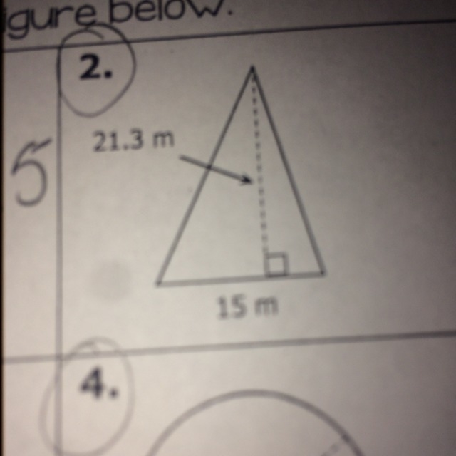 Find the area for number 2 please help-example-1