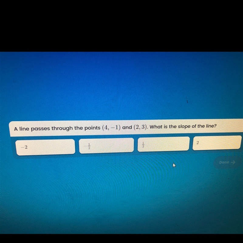 What is the slope of the line?-example-1