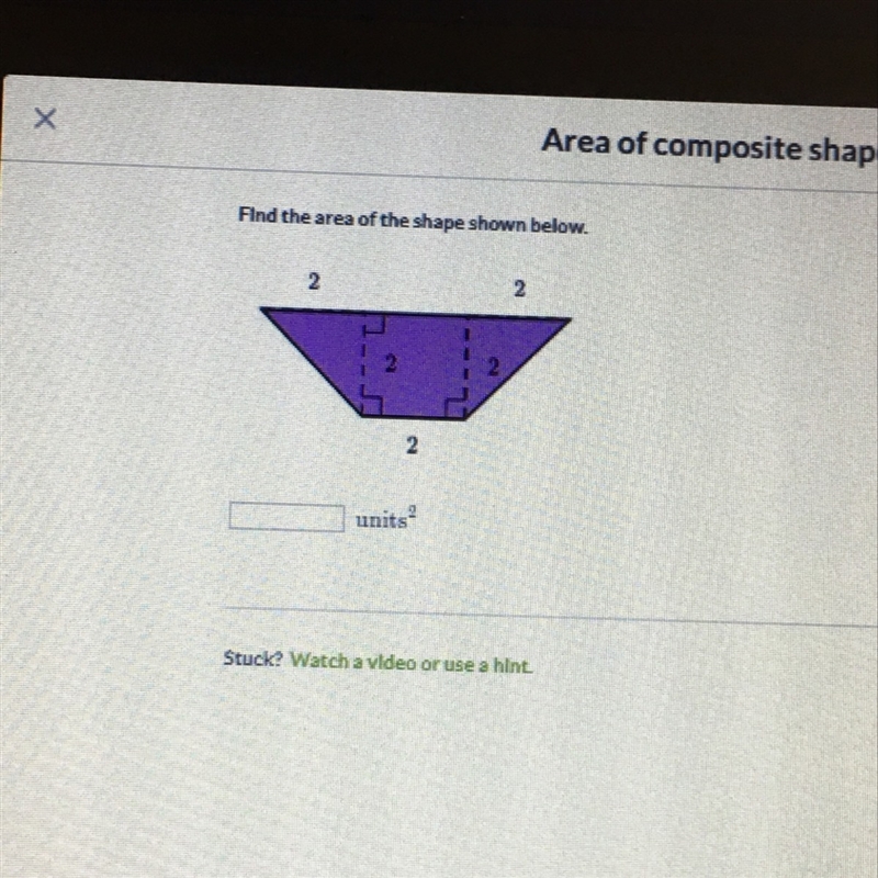 Find the area of the shape above ?-example-1