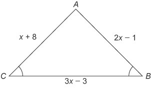 What is the length of side BC of the triangle? Enter your answer in the box.-example-1