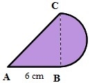 For the figures below, assume they are made of semicircles, quarter circles and squares-example-1