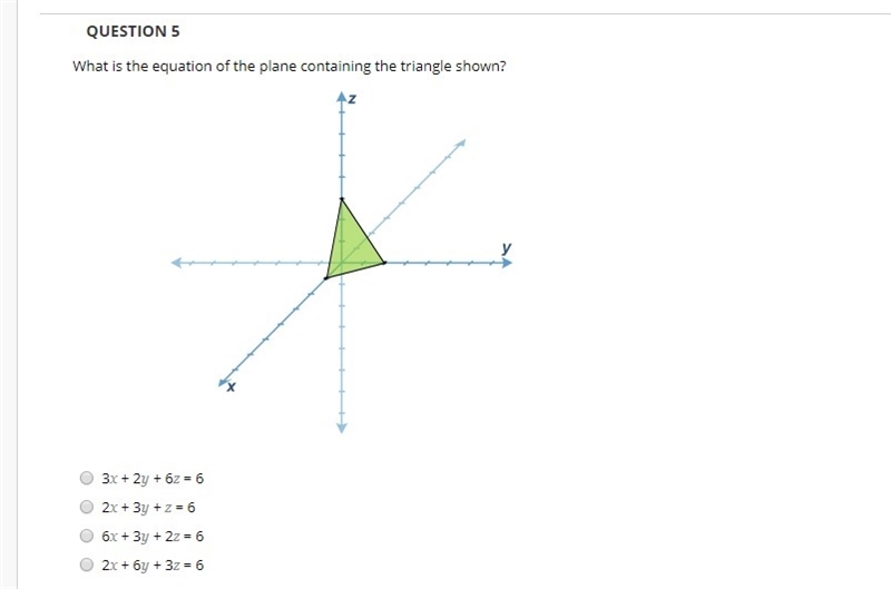 1.What is the y-intercept of the plane whose equation is 4x + 5y – z = 20? (5, 0, 0) (0, 5, 0) (0, 4, 0) (0, 0, 4) 2.Which-example-1