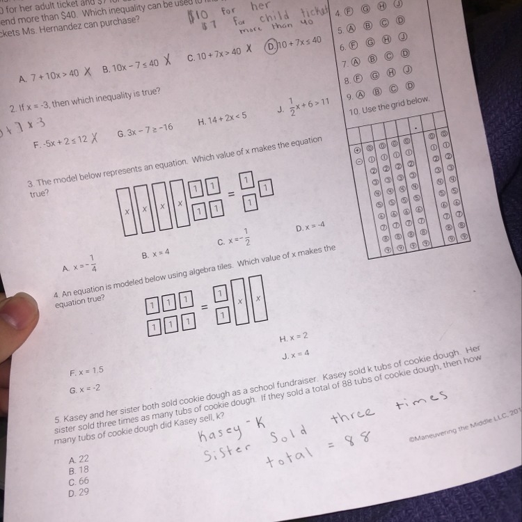 How do you solve number 5?-example-1