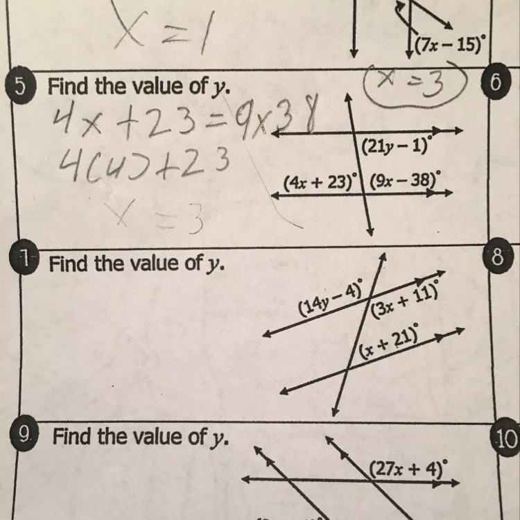 How do I find the value of y?-example-1