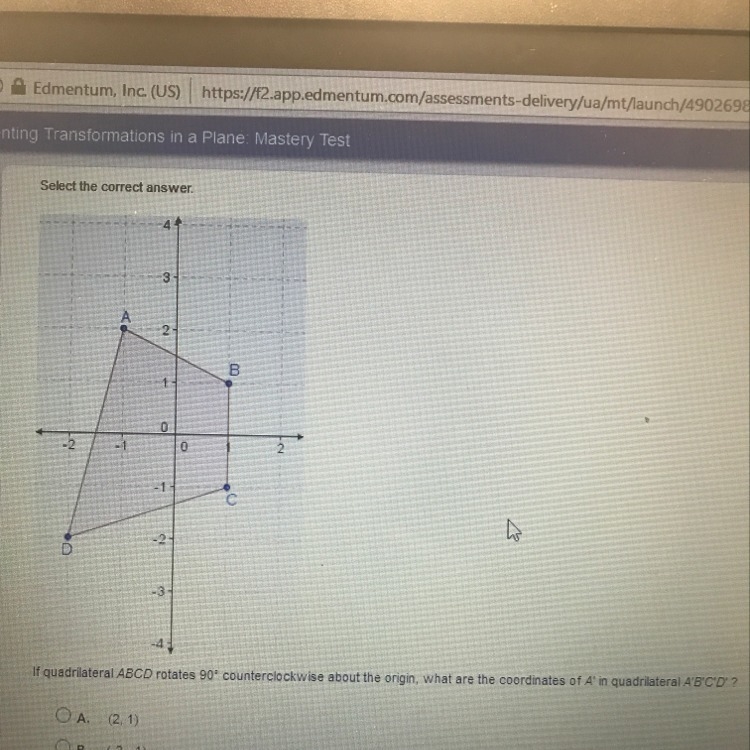 What are the coordinates of A’ in quadrilateral A’B’C’D’-example-1