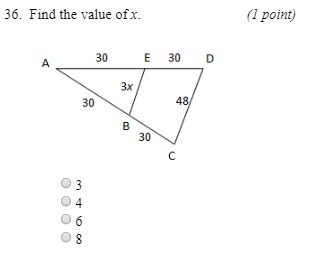 Find the value of x. Please Help I need ASAP!!!-example-1