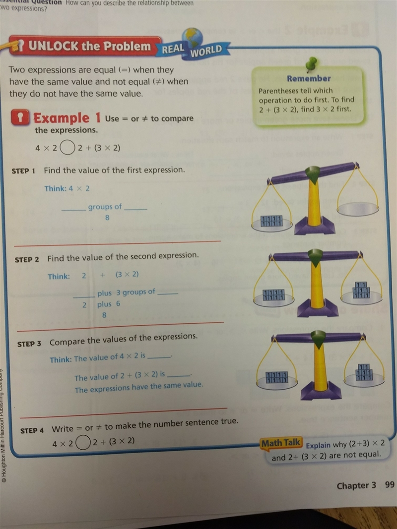 4×2 0 2+ (3×2) find the value of the first expression-example-1