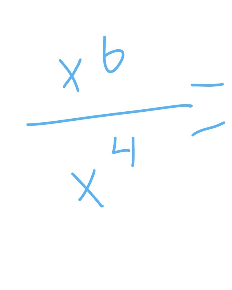 How do i solve x to the power of 6 divided by x to the power of 2-example-1