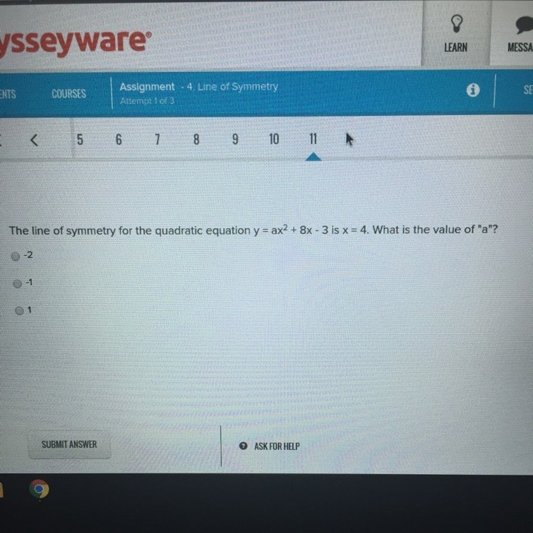 What is the line symmetry?-example-1