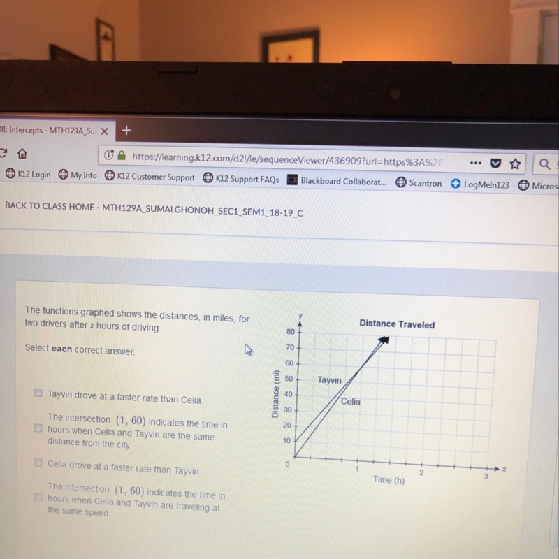 HELP ASAP!! the graph is in the picture above to reference it!! the functions graphed-example-1