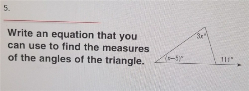 Geometry Problem Write an equation and Solve X-example-1