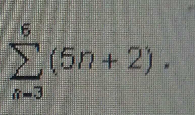 Please Help!!! Expand A. 17 + 22 + 27 + 32 B. 7 + 12 + 17 + 22 + 27 C. 3 + 4 + 5 + 6 D-example-1