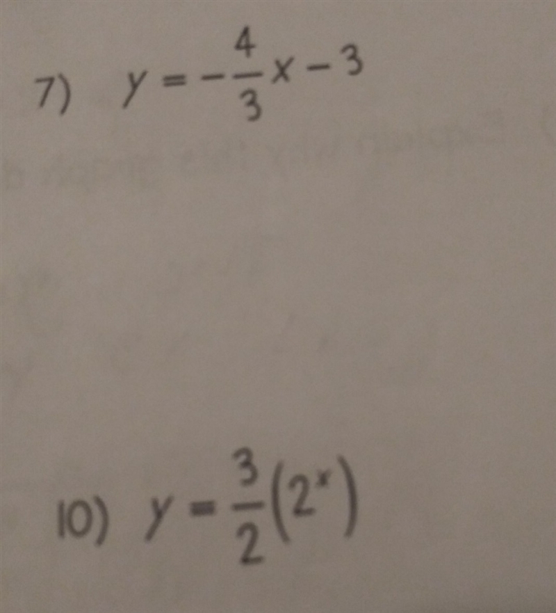 Identify each function as linear or non-linear need help with both-example-1