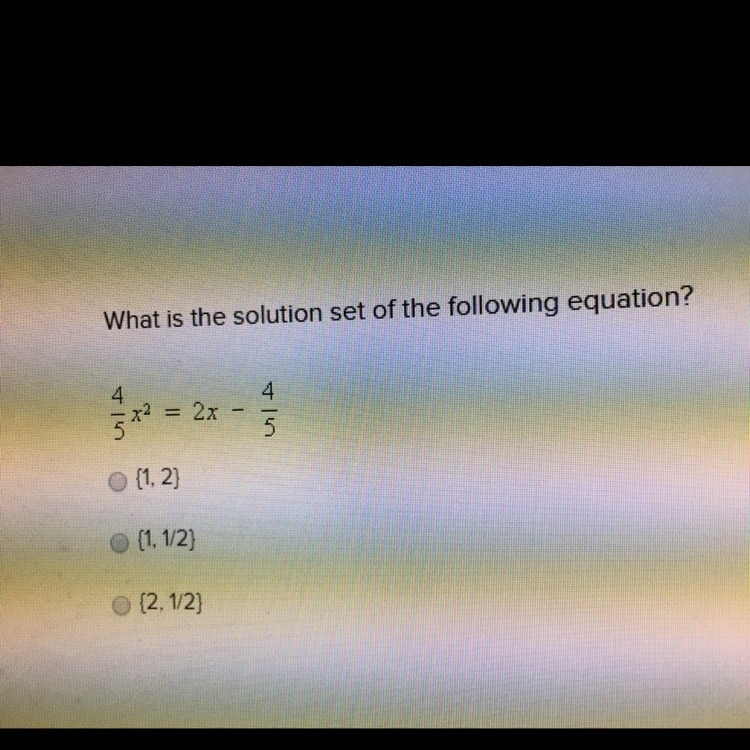 What is the solution set of the following equation?-example-1